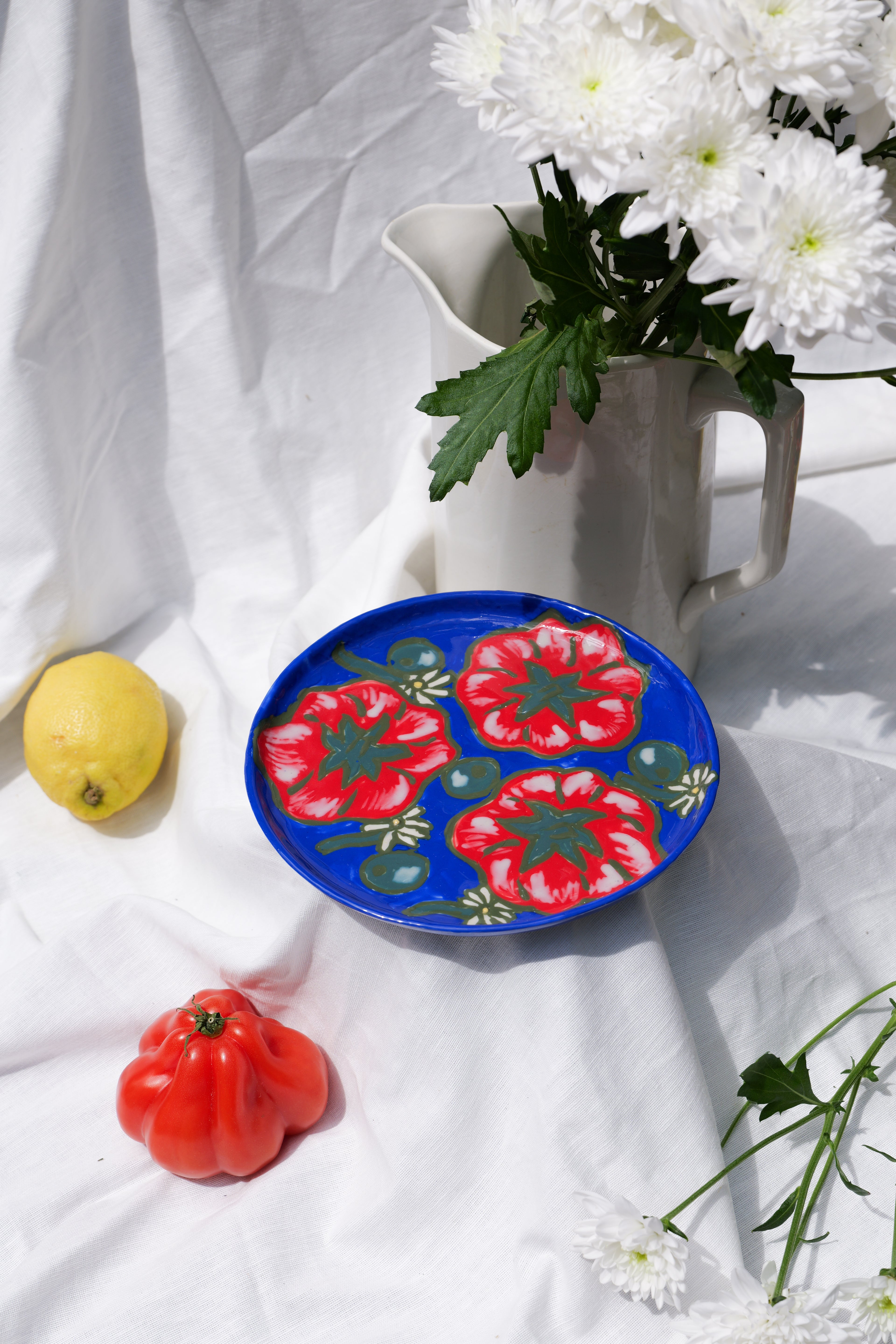Petite Assiette Tomates Pâquerette