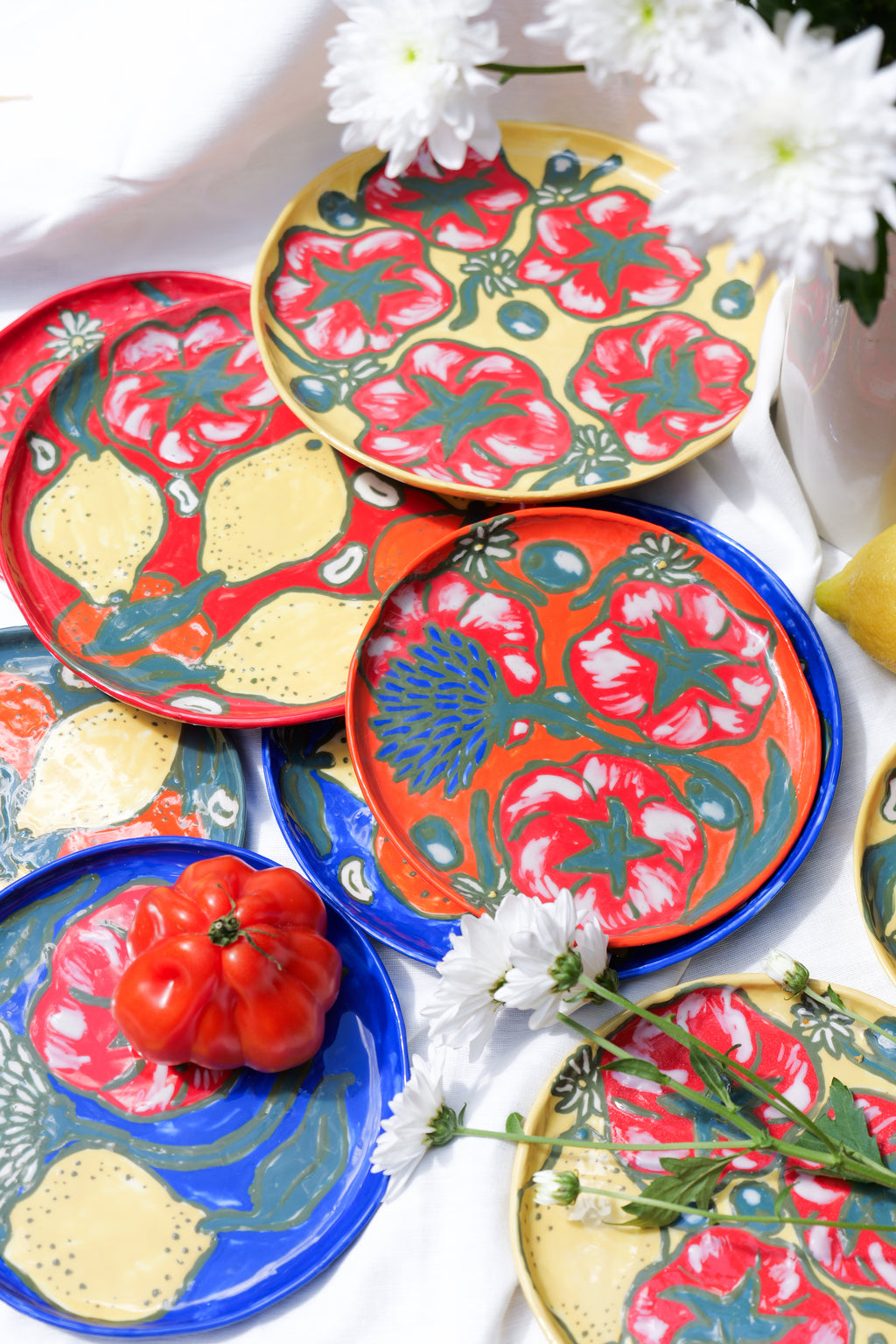 Petite Assiette Citron Clémentine Noix de Cajou